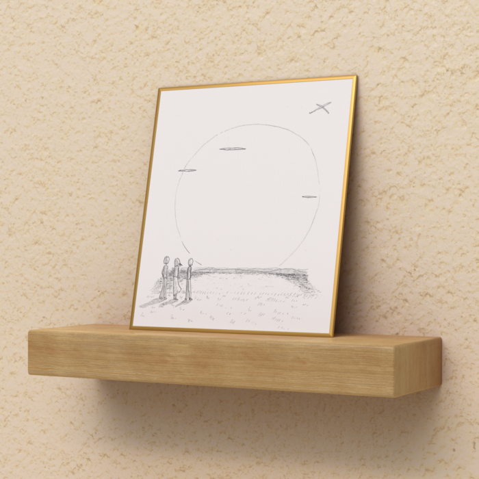 色紙 - ミニ（H135 × W120mm）