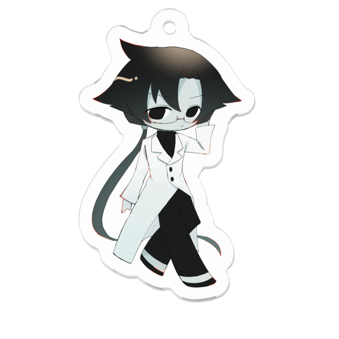 アクリルキーホルダー - 50 x 50 (mm)