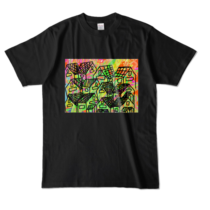 カラーTシャツ - L - ブラック (濃色)