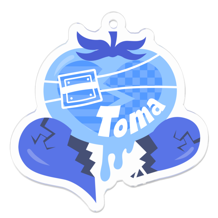 アクリルキーホルダー - 50 x 50 (mm)