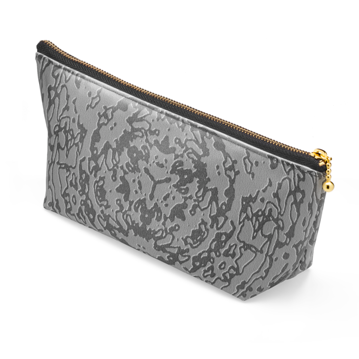 ポーチ - 長さ21.5cm / 高さ10cm - ブラック