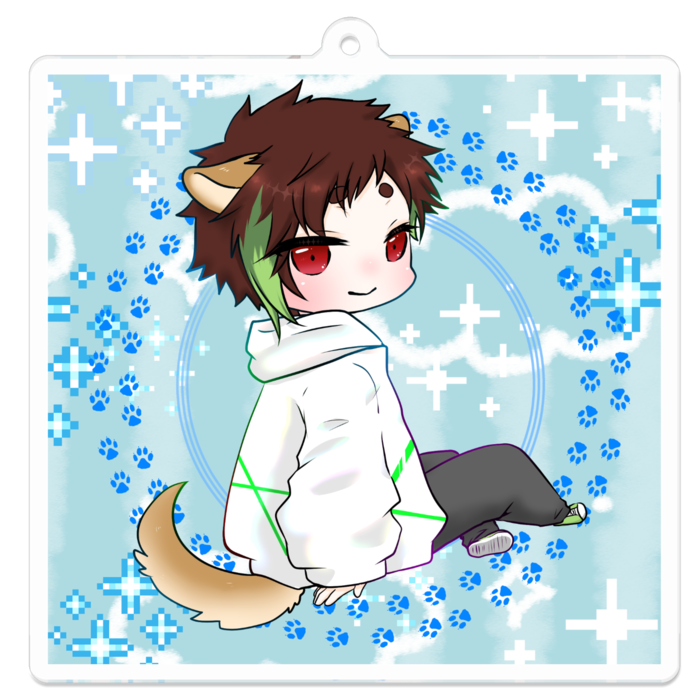 アクリルキーホルダー - 70 x 70 (mm)