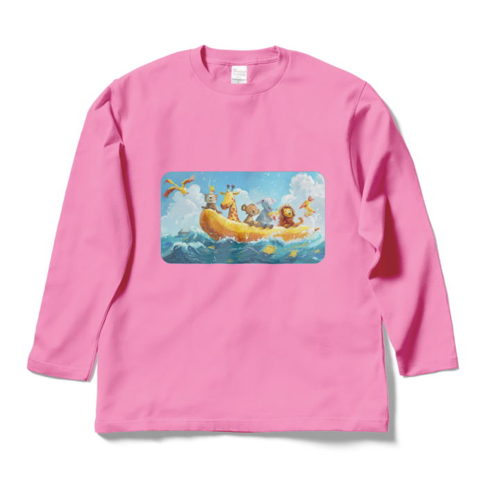 ロングスリーブTシャツ - L - ピンク