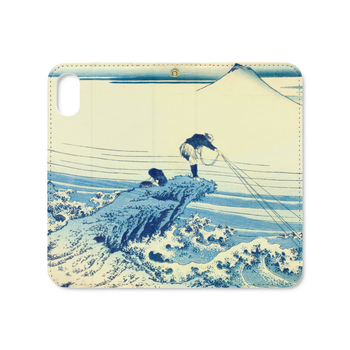 手帳型iPhoneケース（ベルトなし） - iPhone XS / X - ストラップ穴 あり