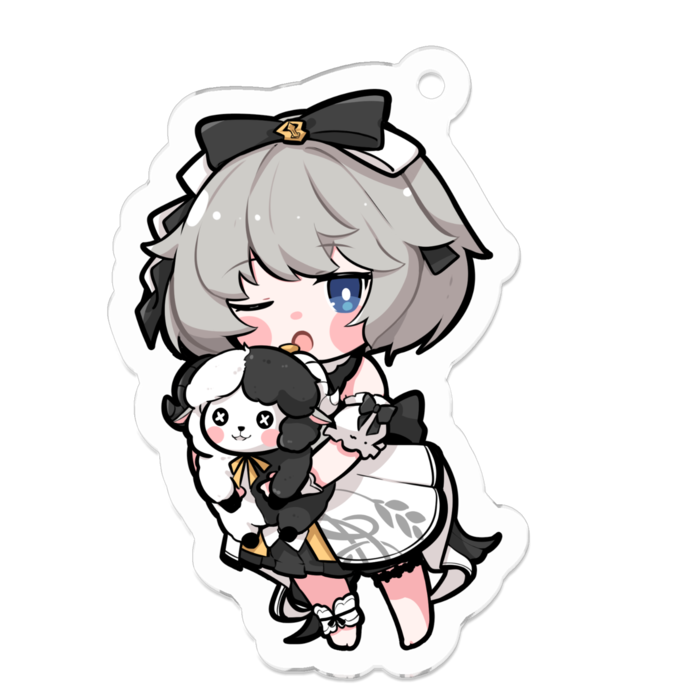 アクリルキーホルダー - 50 x 50 (mm)