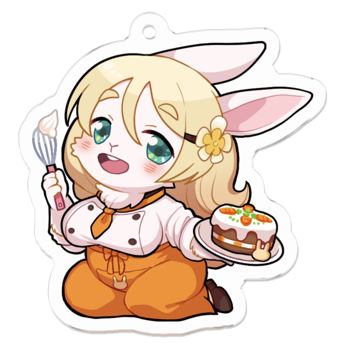 アクリルキーホルダー - 50 x 50 (mm)