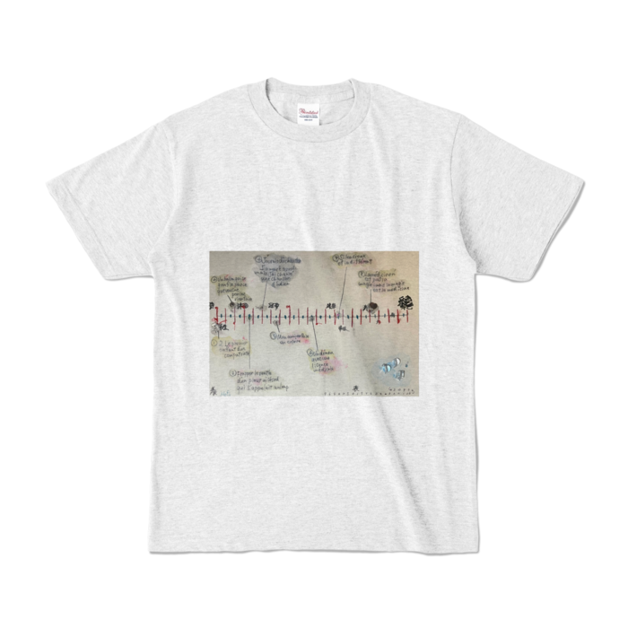カラーTシャツ - S - アッシュ (淡色)