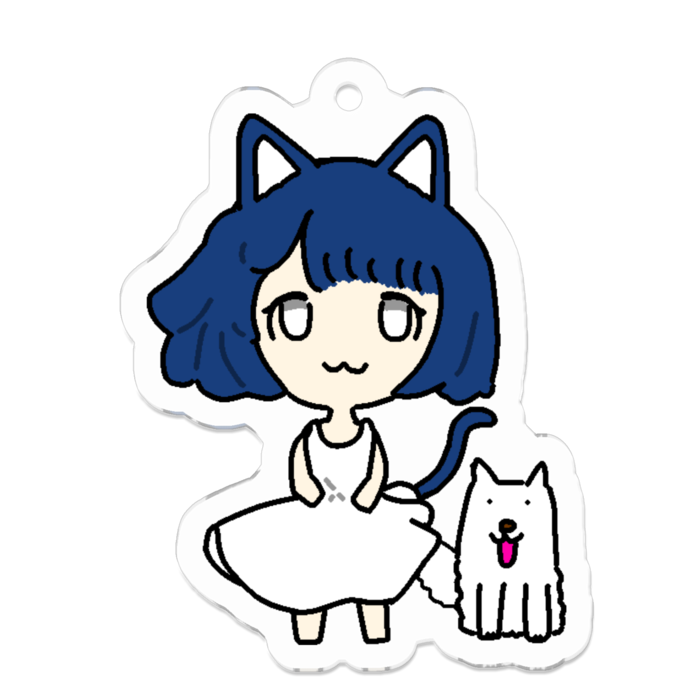 アクリルキーホルダー - 50 x 50 (mm)