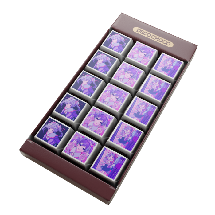 DECOチョコ - 列ごとにデザイン