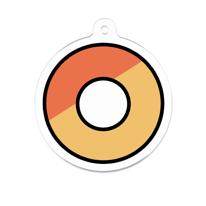 アクリルキーホルダー - 50 x 50 (mm)