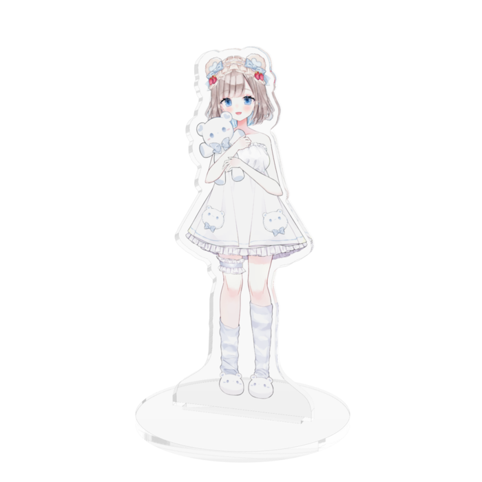 部屋着古瀬アオイ　アクリルフィギュア - 100x100mm