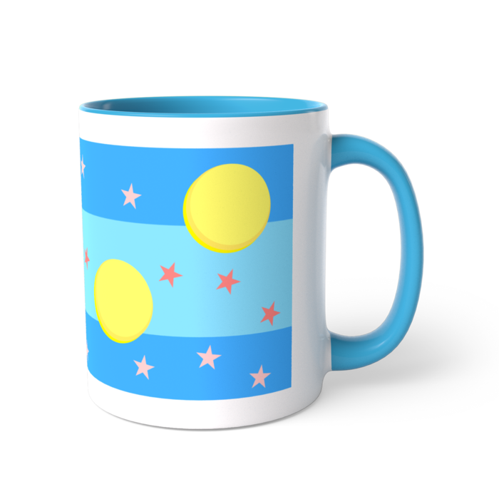 ツートンカラーマグカップ - 直径 8.2cm / 高さ 9.5cm