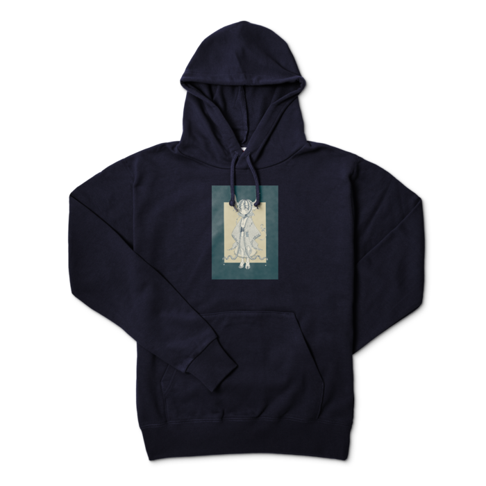 パーカー - L - ネイビー