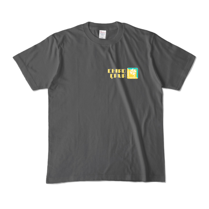 ちろさばTシャツ - M - チャコール (濃色)