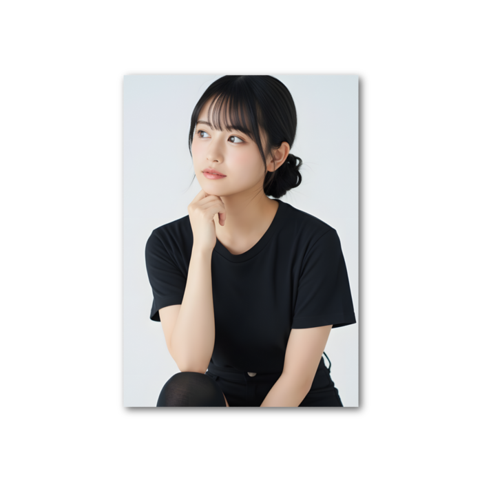 フォト風カード - 縦 - 片面