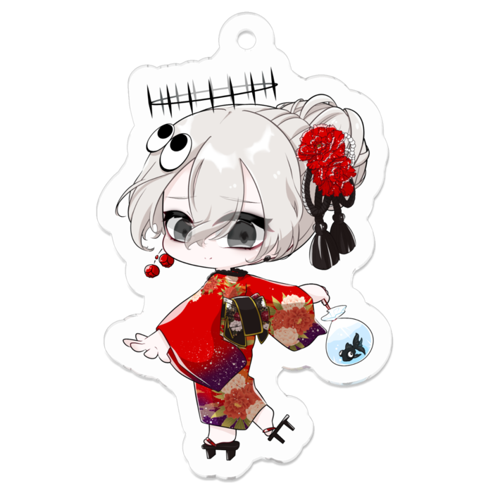 アクリルキーホルダー - 50 x 50 (mm)