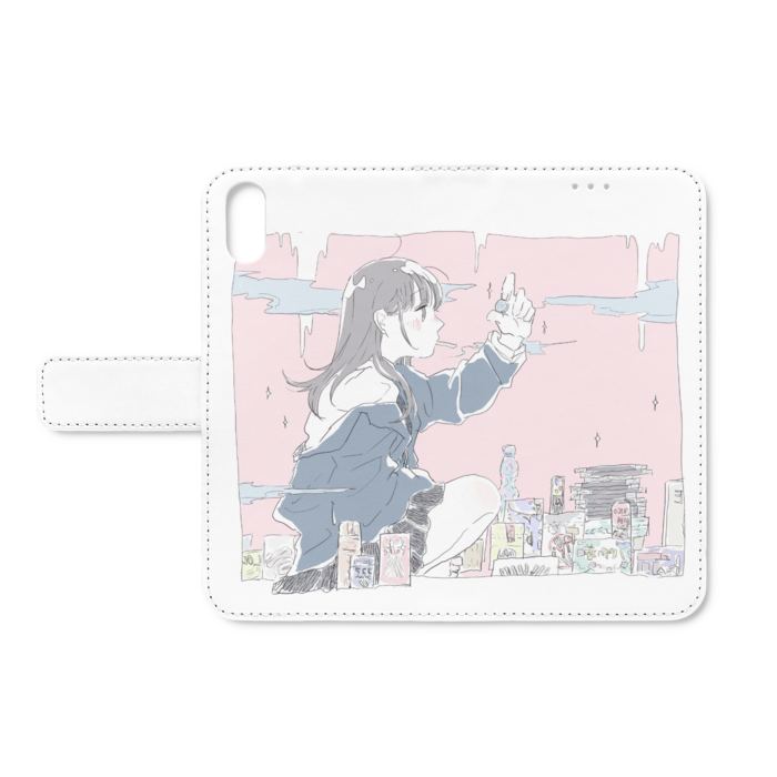 手帳型iPhoneケース - iPhone XS / X - ストラップ穴 なし