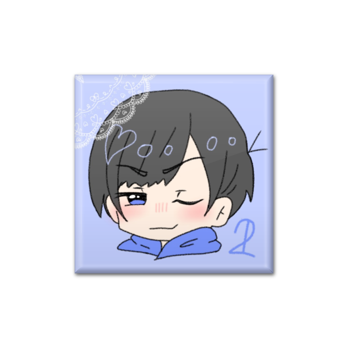 缶バッジ - 四角形40mm