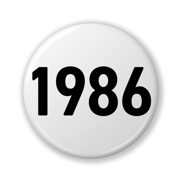【1986】缶バッジ- 32mm