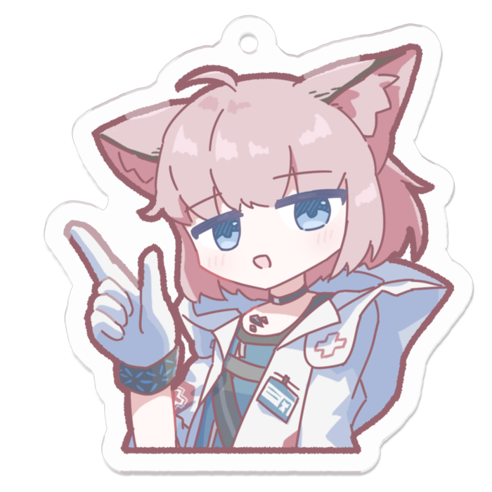 アクリルキーホルダー - 50 x 50 (mm)