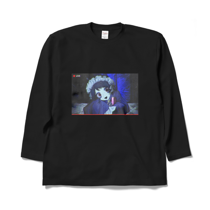 ロングスリーブTシャツ - XL - ブラック
