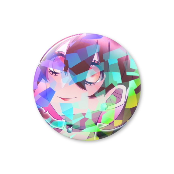 ミコ：ホログラム缶バッジ