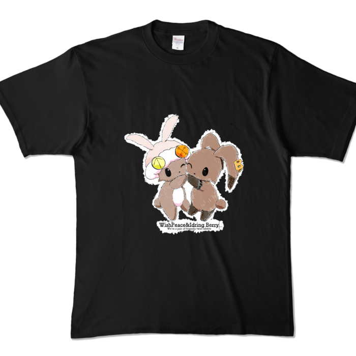カラーTシャツ - XL - ブラック (濃色)