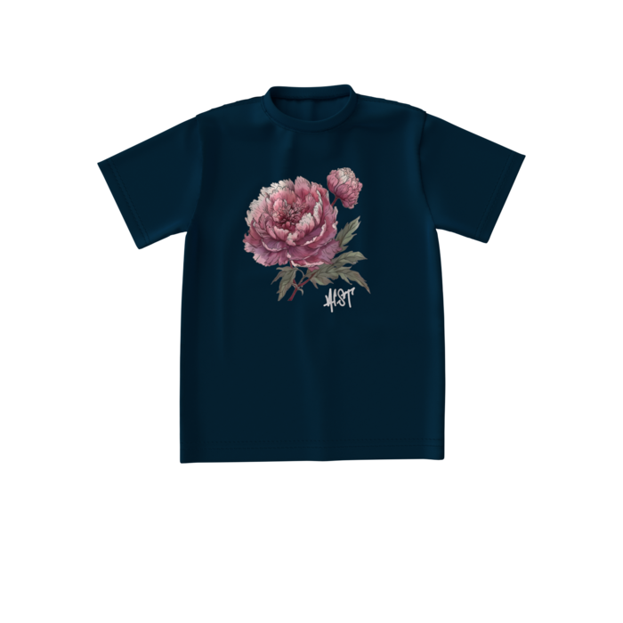 ビッグシルエットTシャツ （ネイビー）- S - 正面