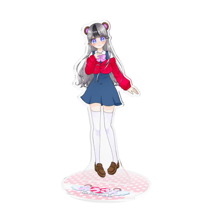 みうさんのアクリルフィギュア - 160x160mm