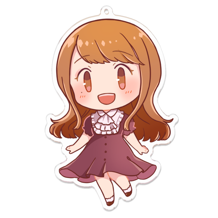 アクリルキーホルダー - 100 x 100 (mm)