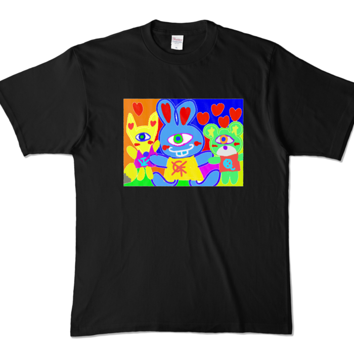 カラーTシャツ - XL - ブラック (濃色)