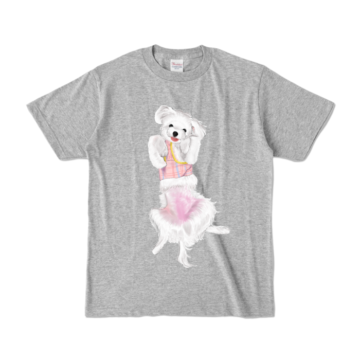 カラーTシャツ - S - 杢グレー (濃色)