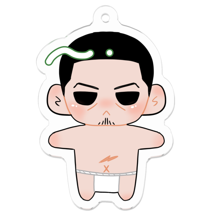 アクリルキーホルダー - 50 x 50 (mm)