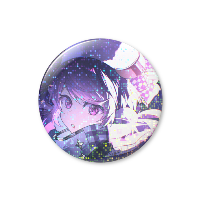 ホログラム缶バッジ - 56mm