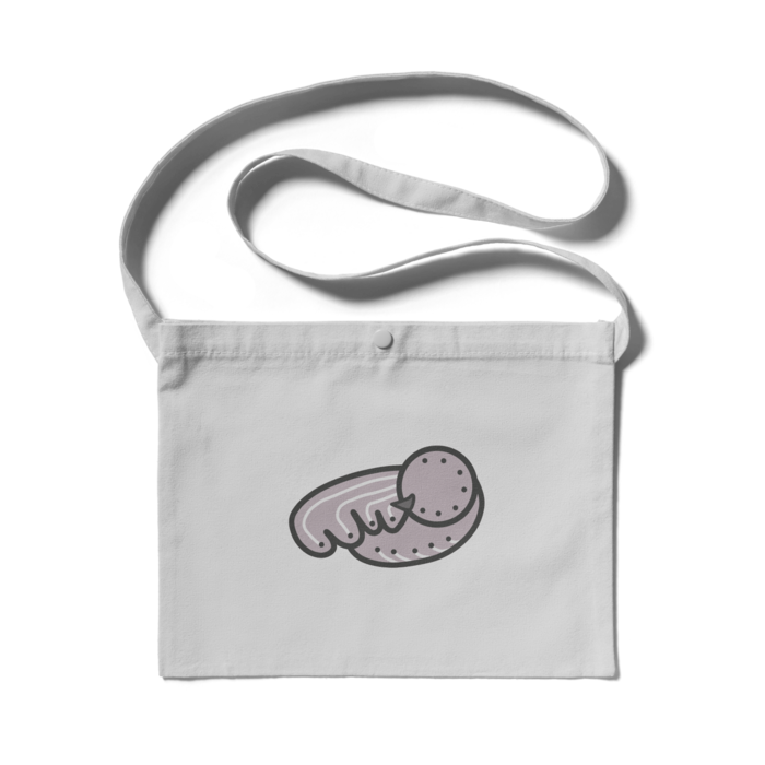 サコッシュ(ライトグレー) - 300 x 230 (mm)(1)