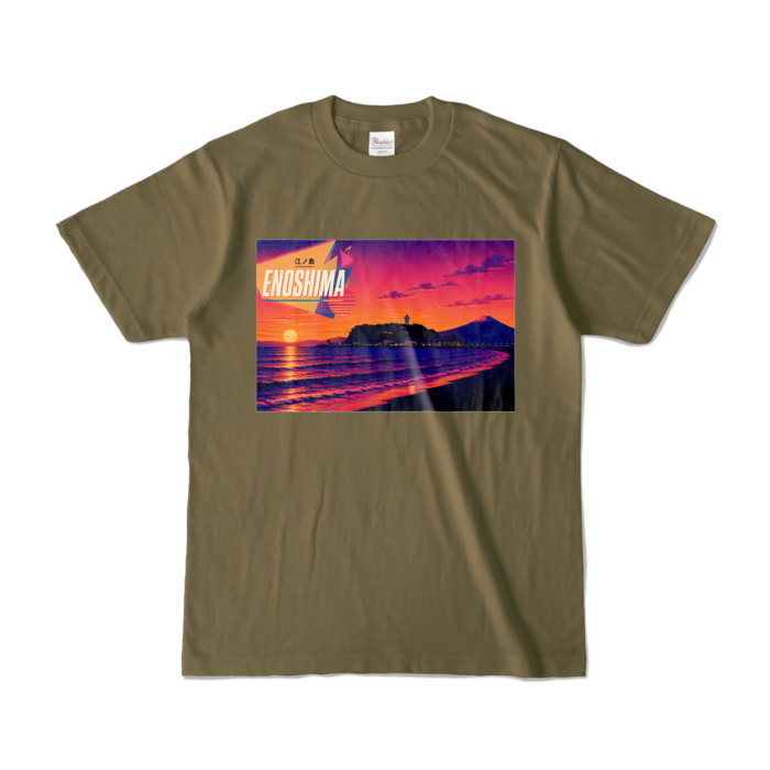 カラーTシャツ - S - オリーブ (濃色)