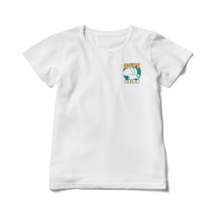 レディースTシャツ - L - ロゴ小