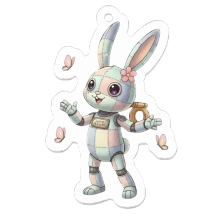 アクリルキーホルダー - 50 x 50 (mm)