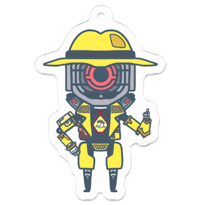 アクリルキーホルダー - 50 x 50 (mm)