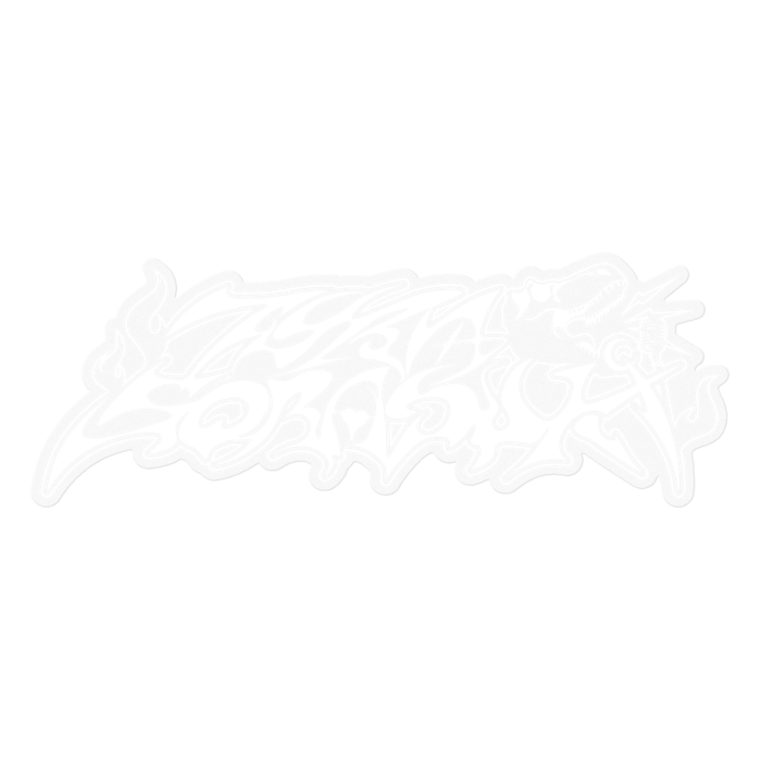 白文字 - 160 x 160 (mm) [クリアフチ]