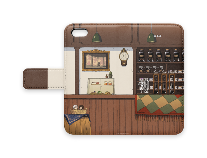手帳型iPhoneケース - iPhone 5 / SE - ストラップ穴 なし