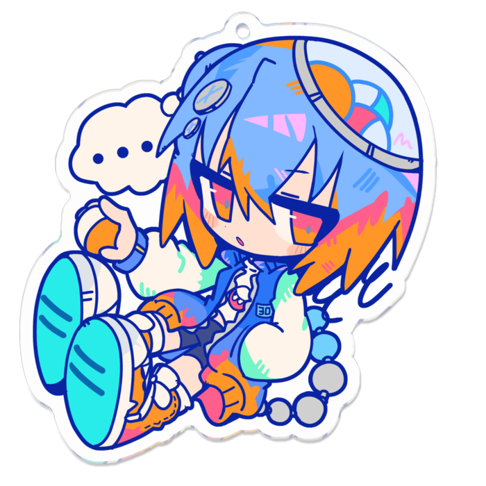 アクリルキーホルダー - 70 x 70 (mm)