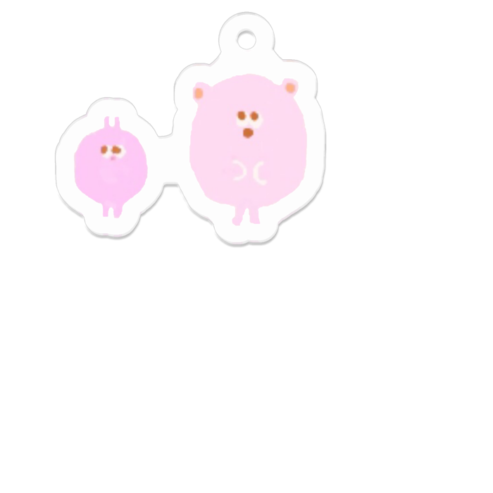 アクリルキーホルダー - 50 x 50 (mm)