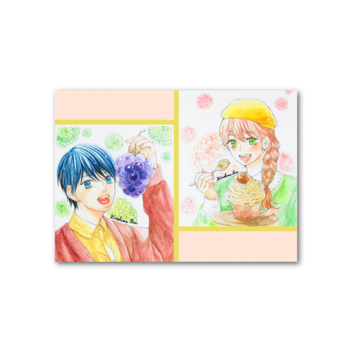 フォト風カード - 横 - 片面