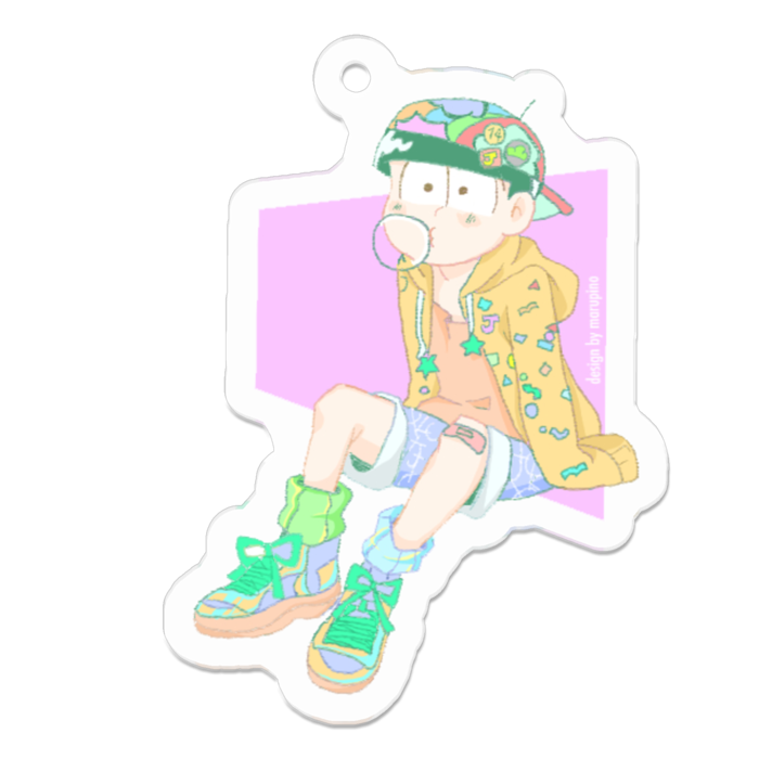 アクリルキーホルダー - 50 x 50 (mm)