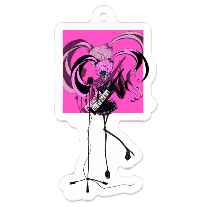 アクリルキーホルダー - 50 x 50 (mm)