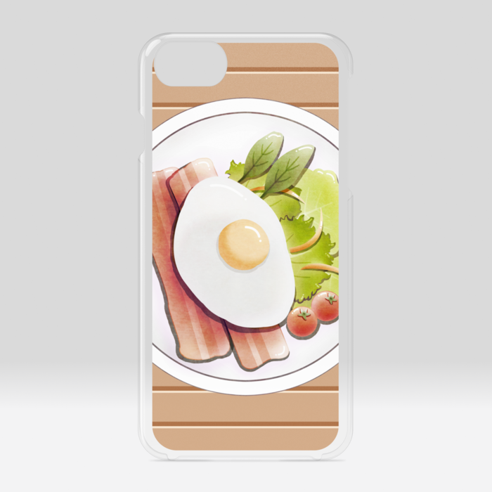 クリアiPhoneケース ベージュ iPhone 6 / 7 / 8 / SE(第2・第3世代)