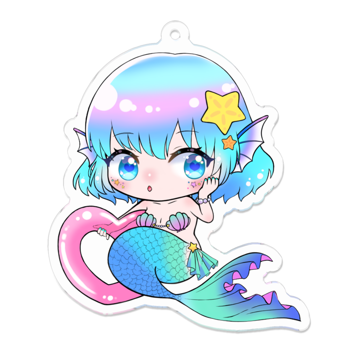 アクリルキーホルダー - 70 x 70 (mm)