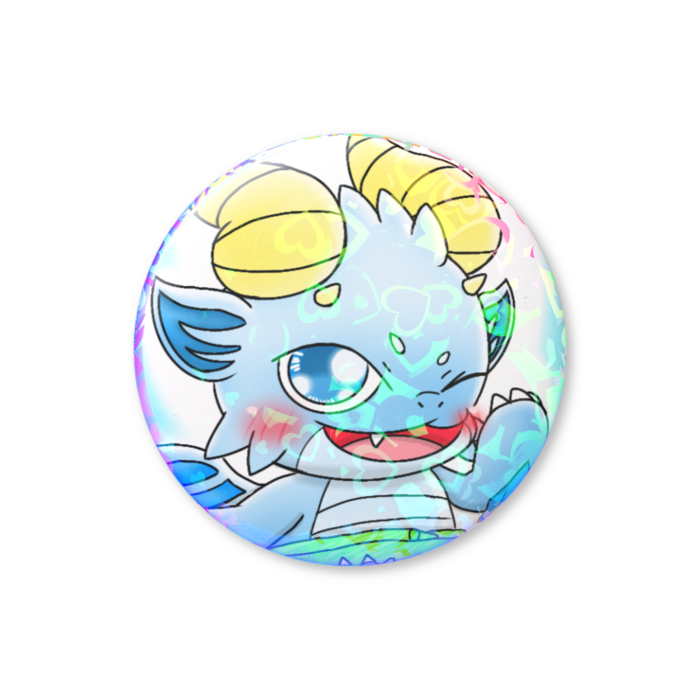 ホログラム缶バッジ - 44mm E