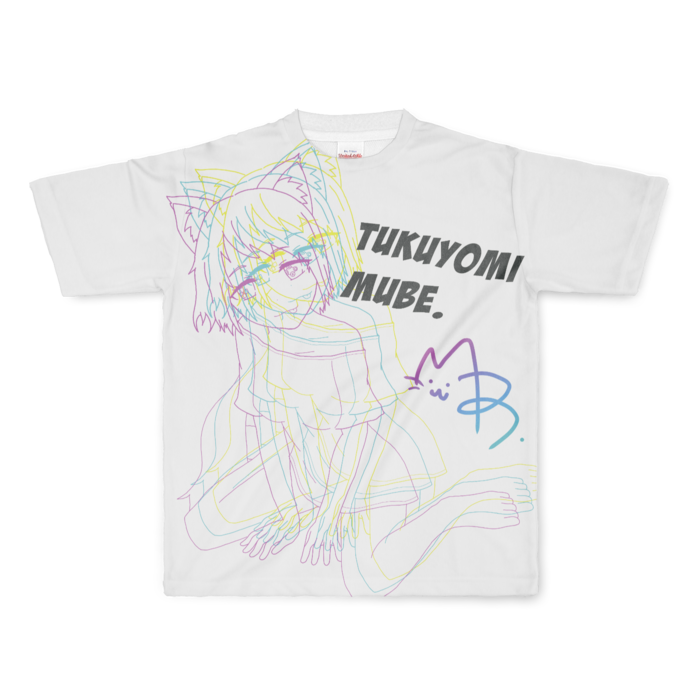 フルグラフィックTシャツ - L - 正面印刷のみ